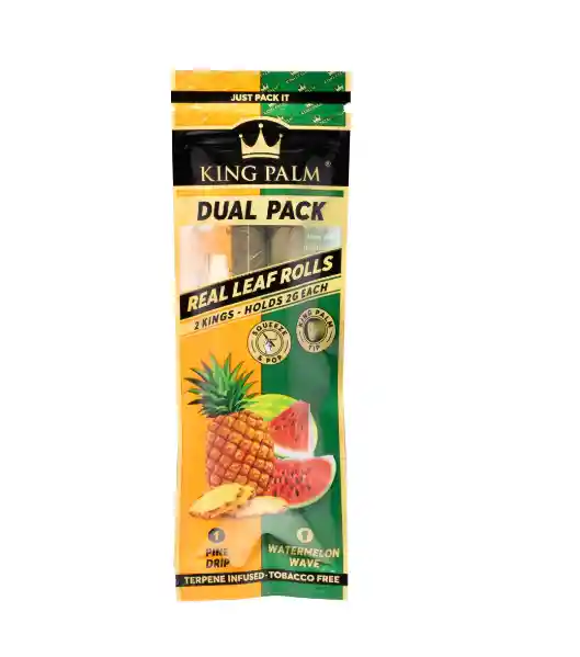 King Palm Dual Pack Pinneaple/watermelon