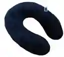 Almohada Cojín Cuello Viajero Unicolor Azul Oscuro