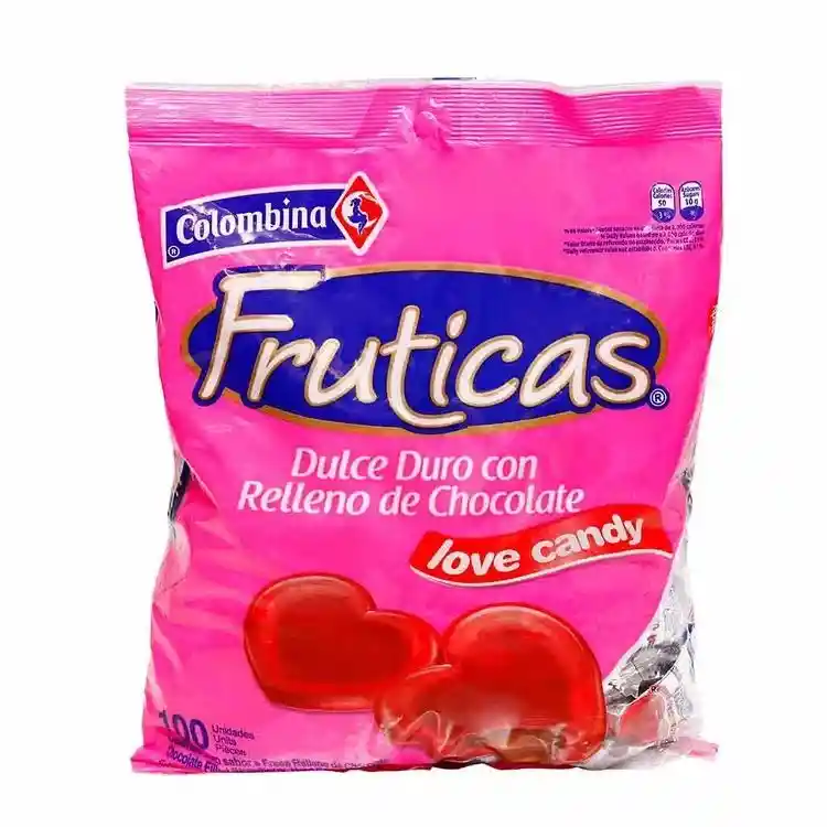 Caramelo Fruticas Love Candy Colombina Contenido 100 Und