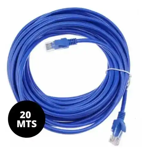 Cable Lan 20 Metros Cable De Red Utp