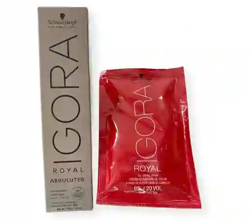 Igora Royal Absolutes Tinte Rubio Oscuro Chocolate Natural 6-60