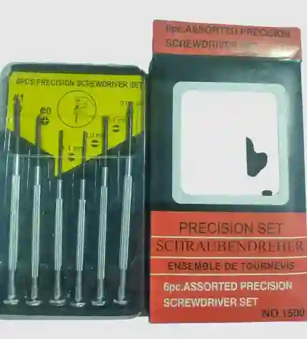 Set Destornillador Con Precisión Pequeño X6 Piezas