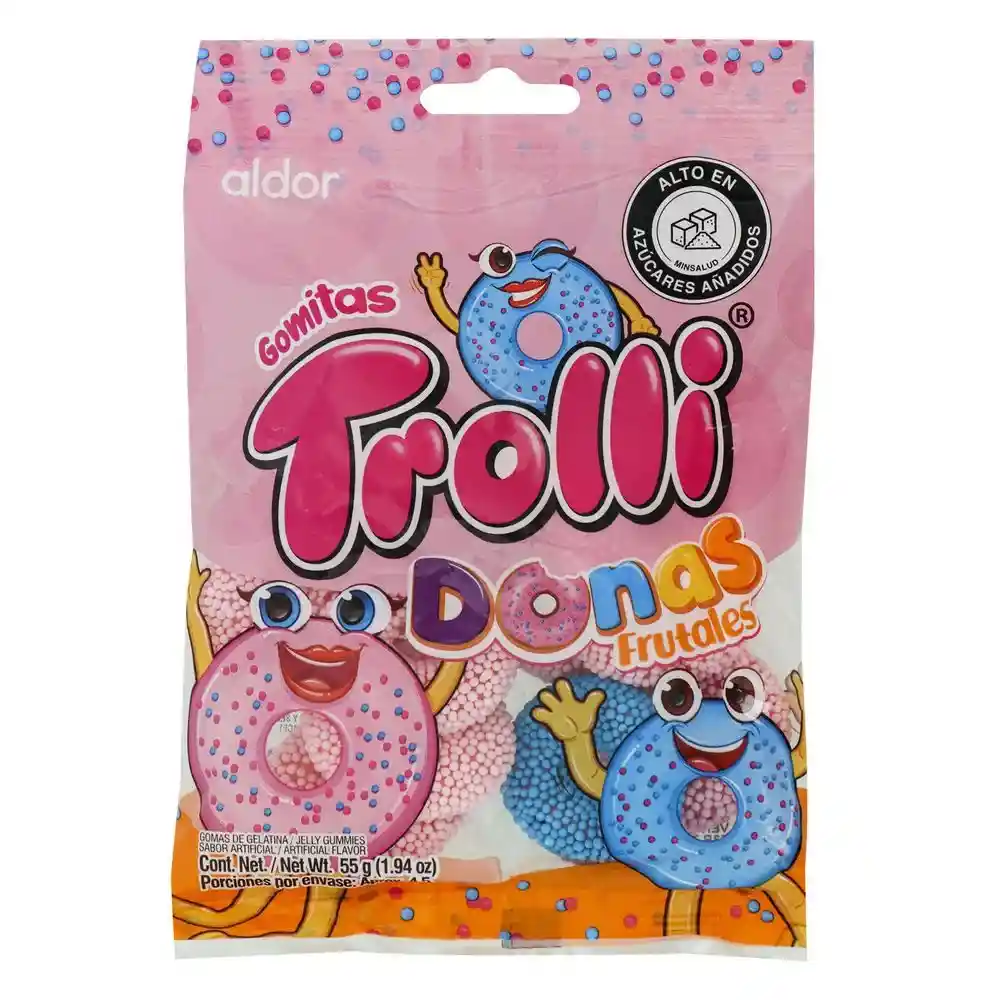 Gomas Trolli Donas Frutales X 45 Gr