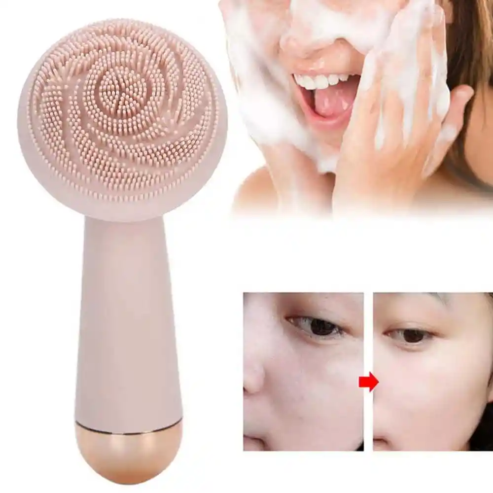 Limpiador Masajeador Facial Flor Electrico