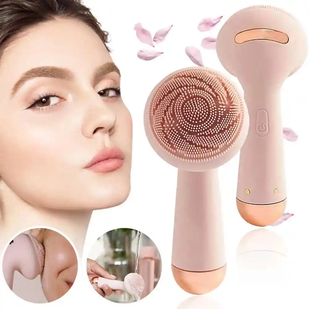 Limpiador Masajeador Facial Flor Electrico