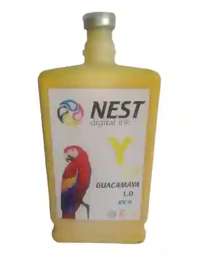 Nest Digital Tinta Eco Solvente Guacamaya X 1 Litro Amarillo