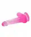 Dildo Realista Con Ventosa 12cm Ventosa Rosado