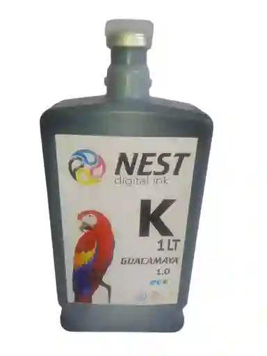 Nest Digital Tinta Eco Solvente Guacamaya X 1 Litro Negro