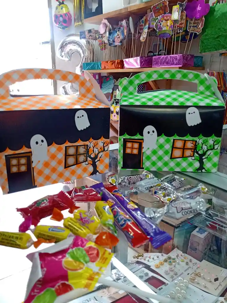 Cajitas Para Dulces Decoración Halloween Fiesta Halloween