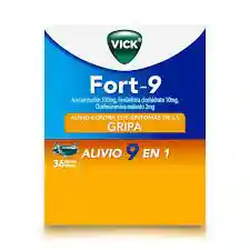 Vick Fort-9 X 4 Cápsulas