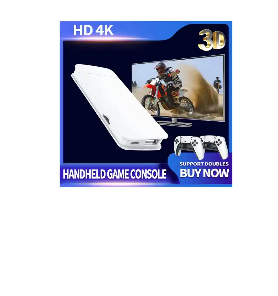 Dekyda Consola De Juegos Retro M15, 30000+ Juegos Integrados, Inalámbrico 4k Hdmi Plug And Play Video Game Stick, 2 Mandos Inalámbricos