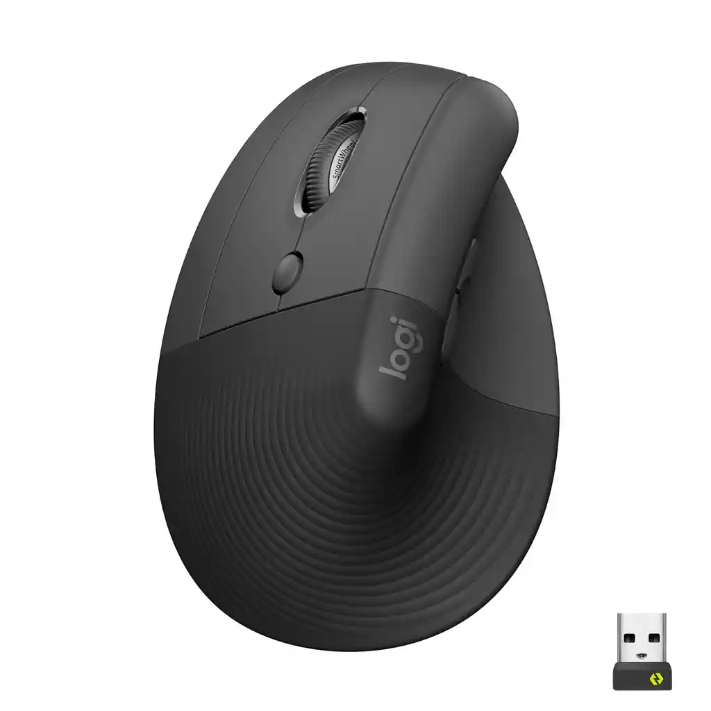 Mouse Ergonómico Avanzado Logitech Lift Vertical / Zurdo Grafito Left