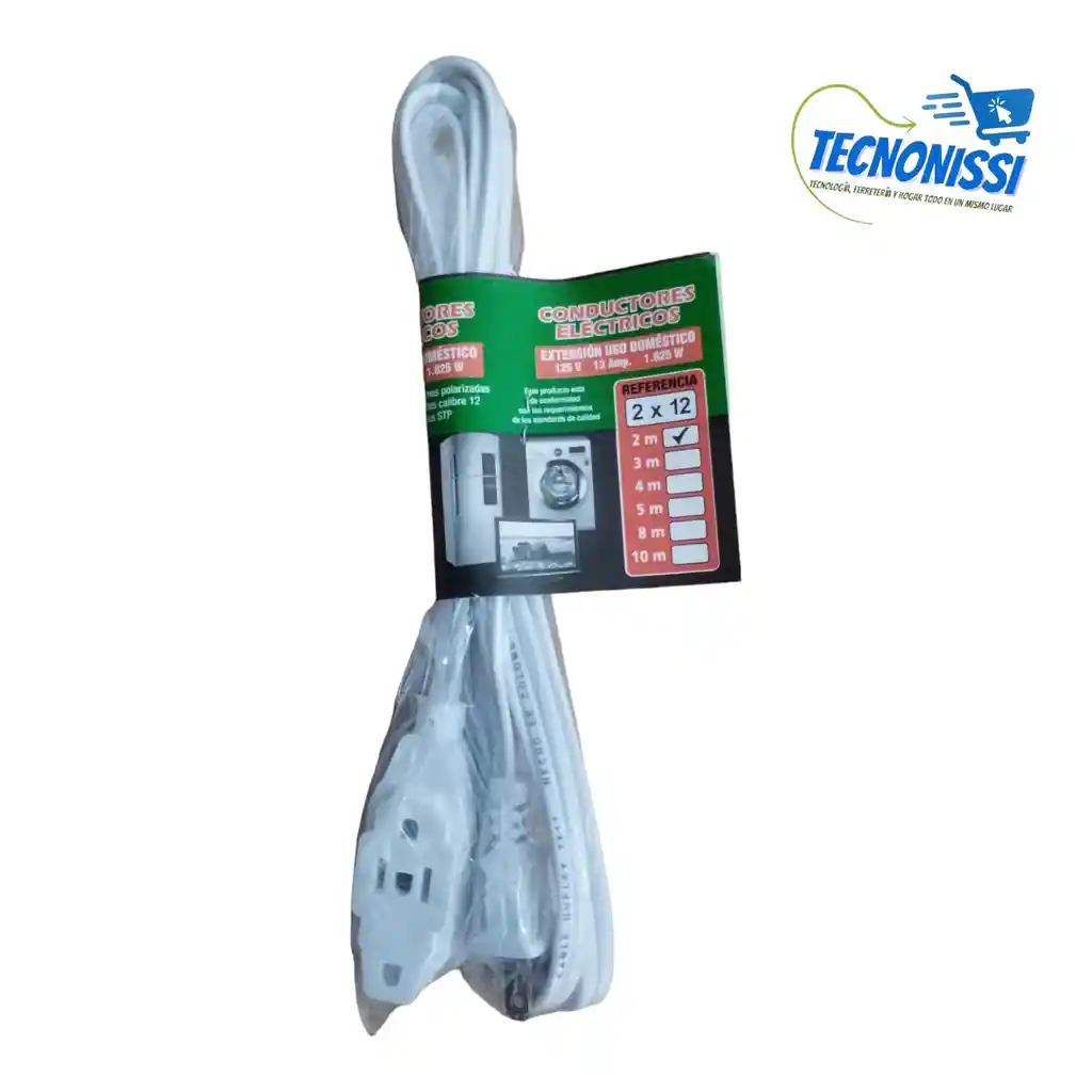 Extensión Duplex 2 *12 2mts