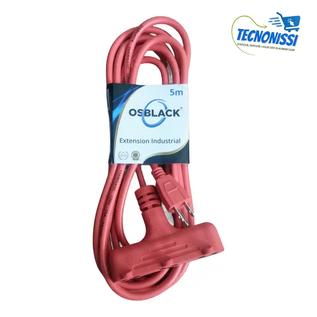 Extensión Industrial Polo 5 Mts Naranja Osblack