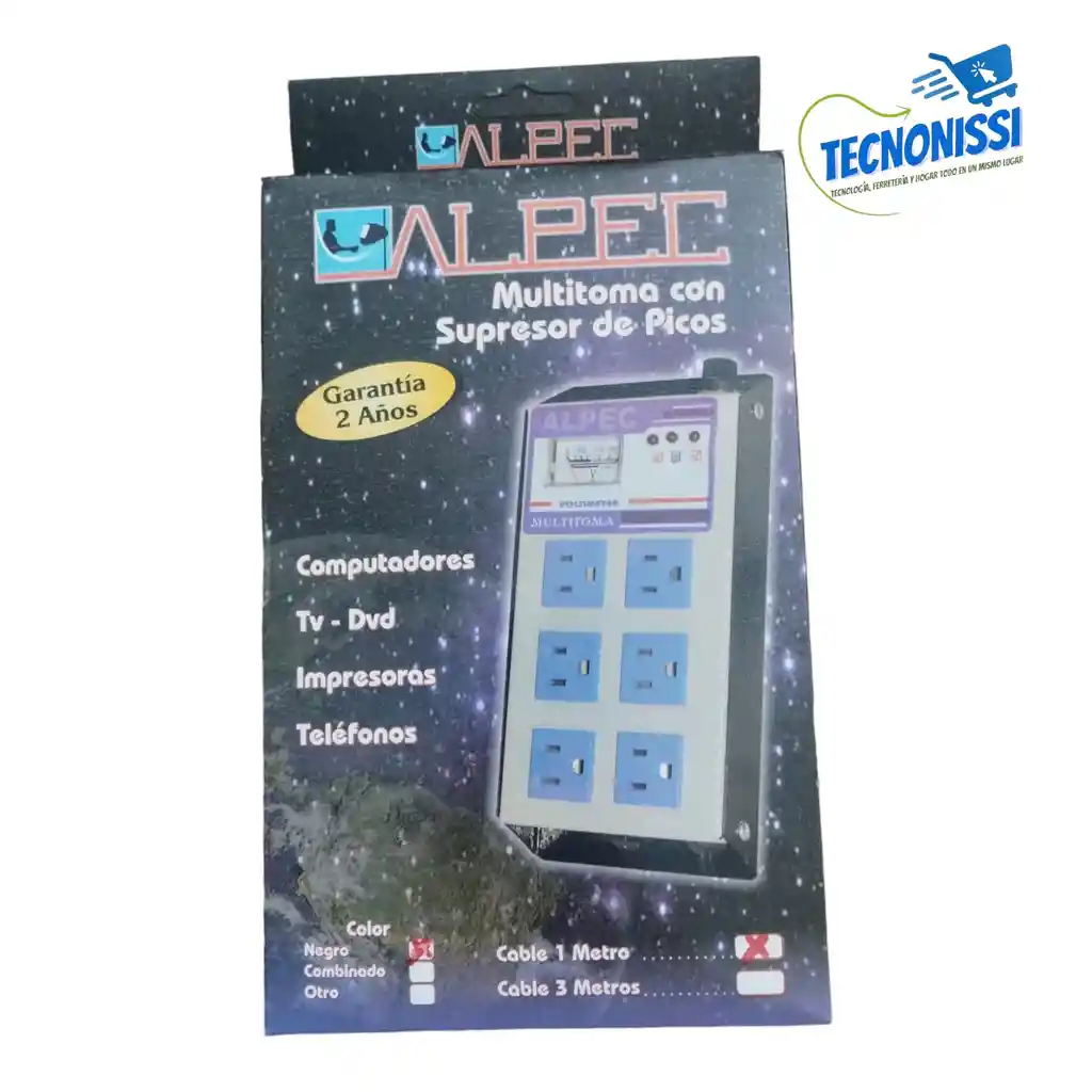 Multitoma 6 Servicios Con Supresor De Picos Alpec
