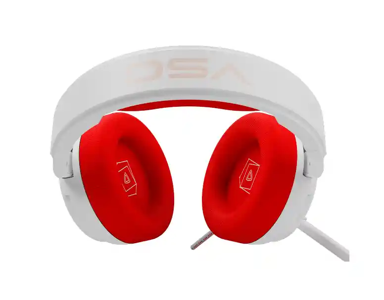 Diadema Gamer Pentagon Vsg Color Rojo