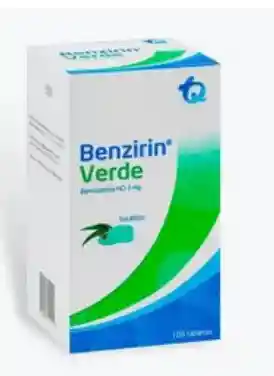 Benzirin Verde Eucalipto Sobre X 4 Tabletas