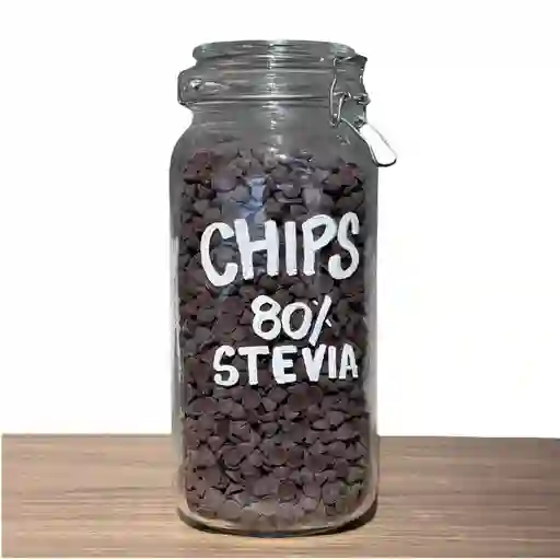 Chips 80% Cacao Con Estevia X 100gr