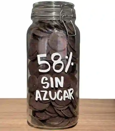 Chocolate Al 58% Caco Sin Azucar X 100gr