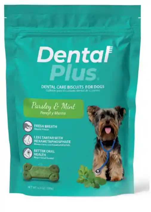 Human Grade Dental Plus Snacks Cuidado Dental Perejil Y Menta