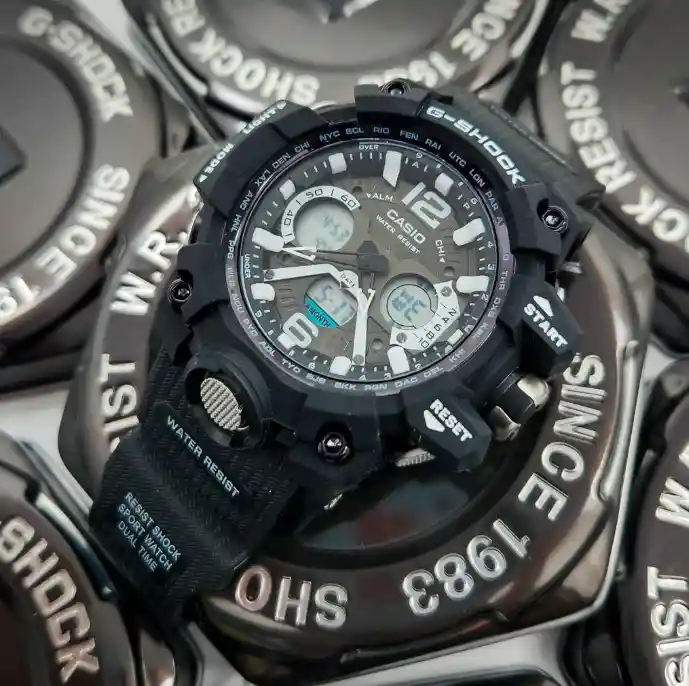 Reloj Pulso Goma Deportivo Digital Analógico Para Hombre Casio G-shock