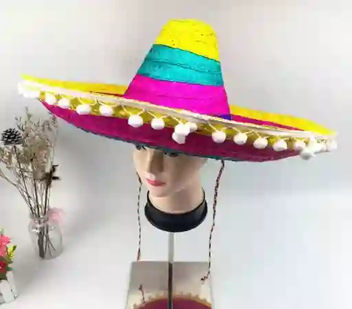 Sombrero Charro Mexicano Multicolor Fiesta Mariachi Halloween