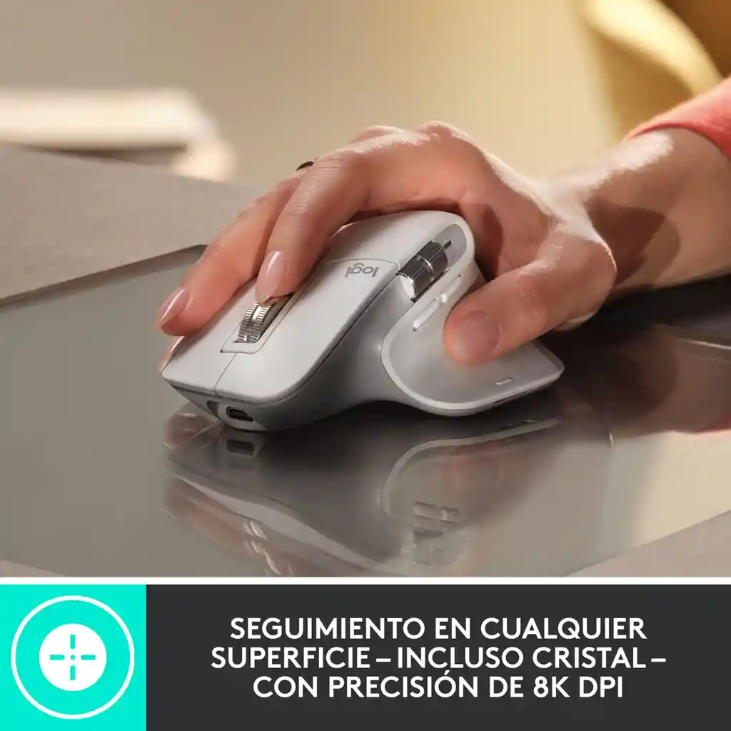 Mouse Multidevice Logitech Mx Master 3s / Usuarios Avanzados Blanco
