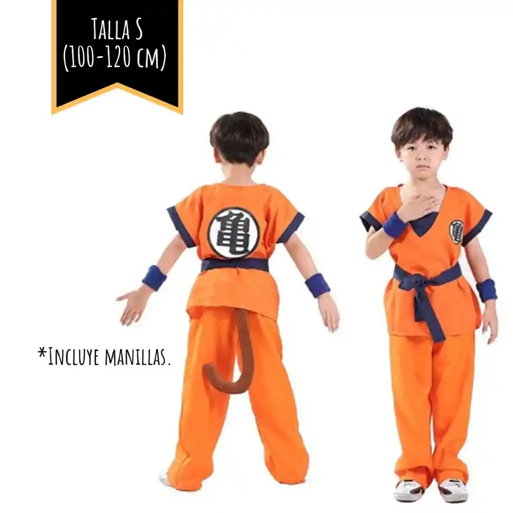 Disfraz Halloween Dragon Ball Z Goku (talla S)