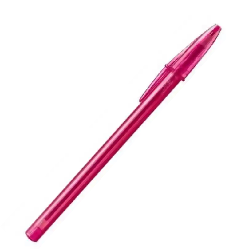 Esfero Bic Fashion Fucsia De Tapa