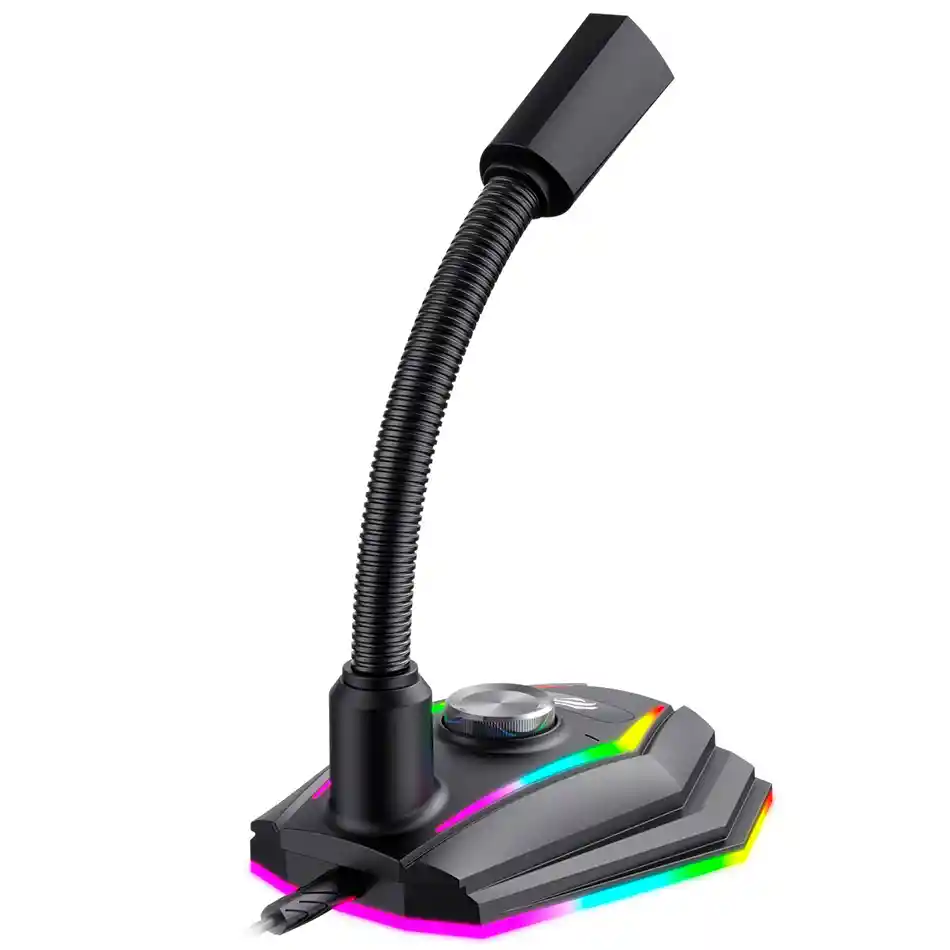 Micrófono Gamer Rgb Havit Gamenote Gk56b