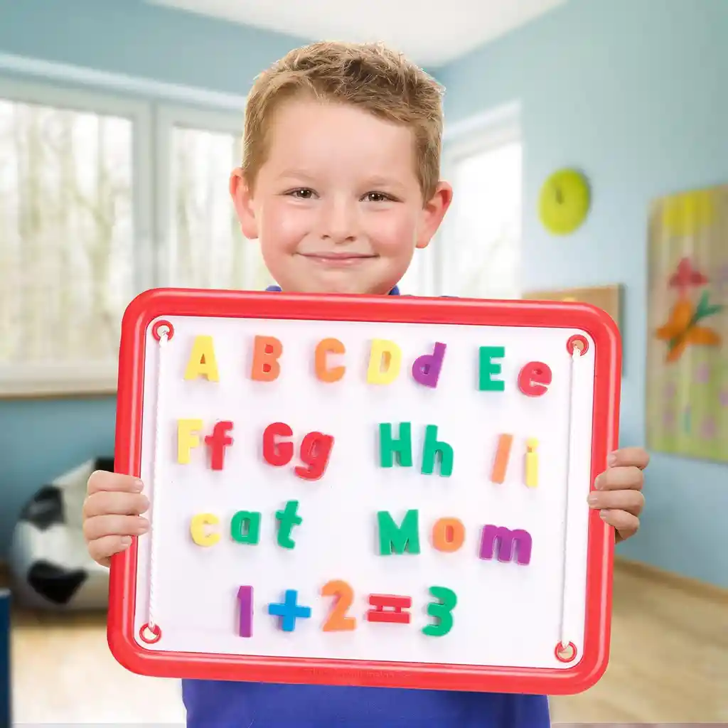 Kit De Tablero Magnético Con Números Y Letras Niños Adultos