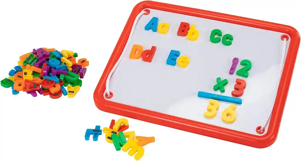 Kit De Tablero Magnético Con Números Y Letras Niños Adultos