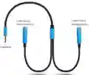 Cable Splitter De Audio 1 Macho 3.5mm A 2 Hembras
