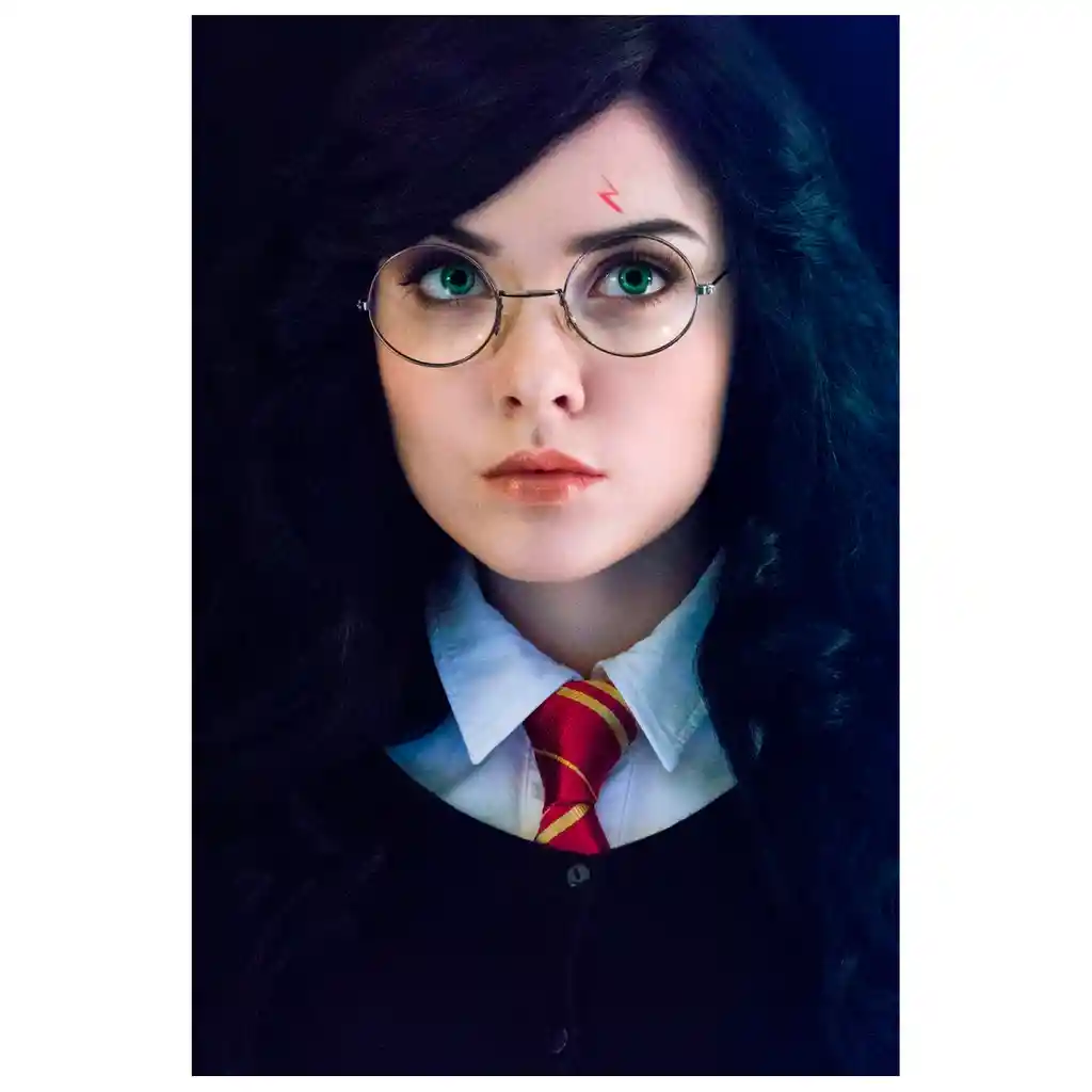 Gafas Redondas Estilo Harry Potter 5cm Lentes Disfraz Moda (color Aleatorio)