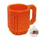 Taza Pocillo Bloques De Contruccion + Mueco Y Fichas