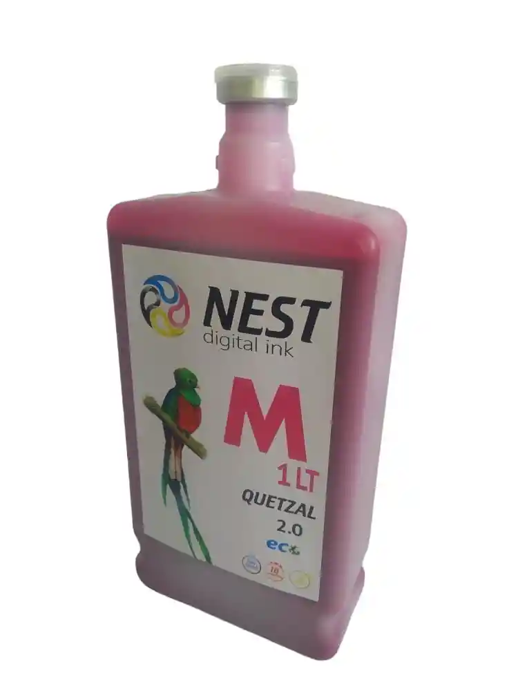 Nest Digital Tinta Eco Solvente Quetzal X 1 Litro Magenta