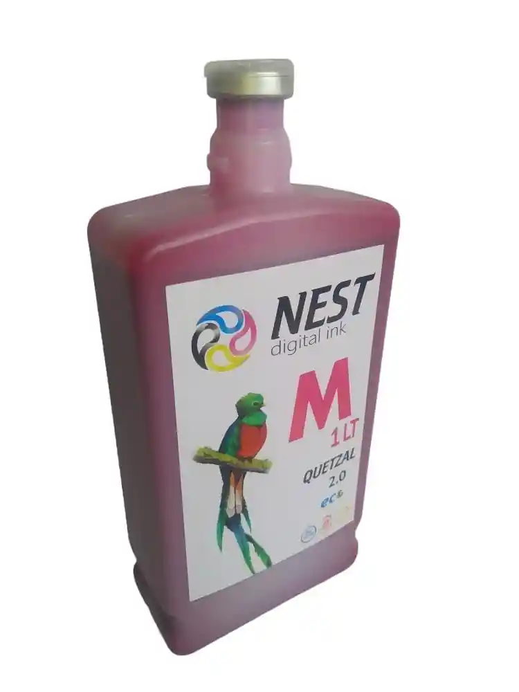 Nest Digital Tinta Eco Solvente Quetzal X 1 Litro Magenta