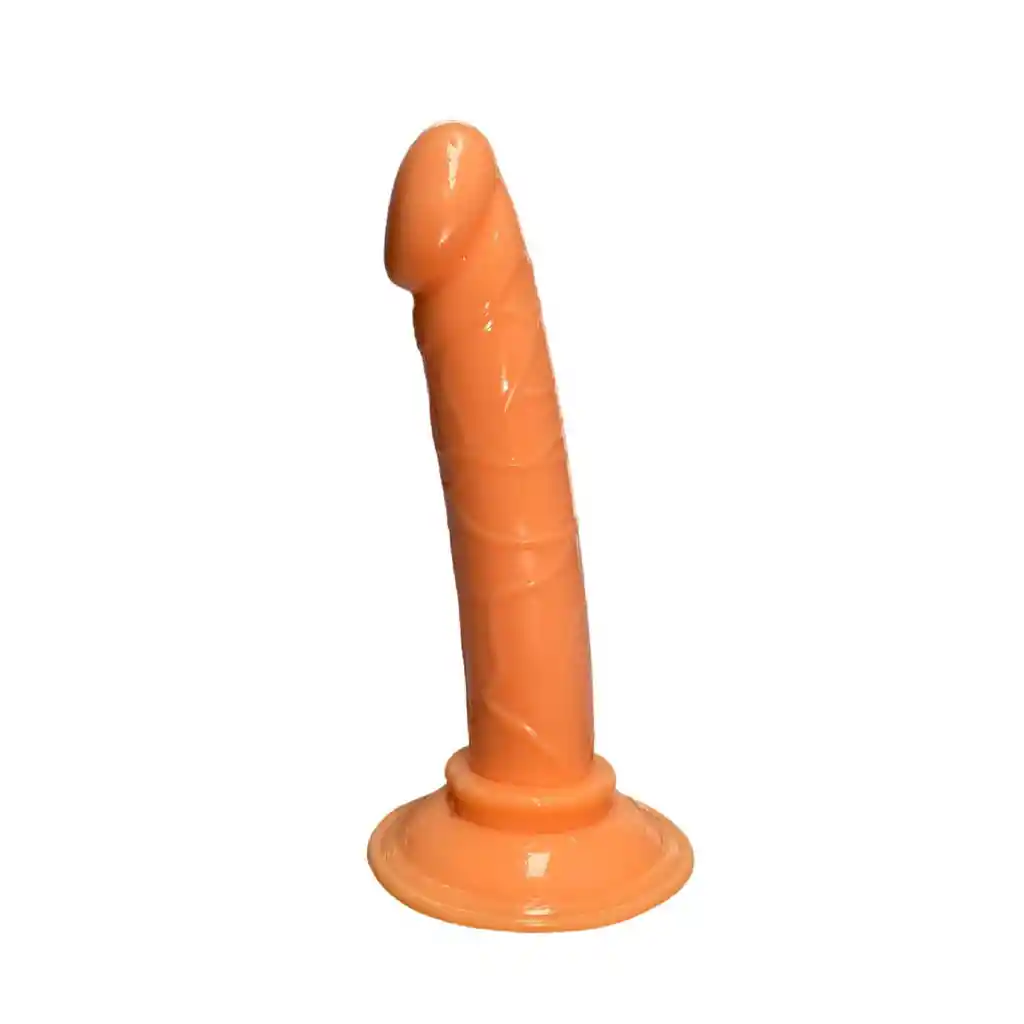 Mini Condolador Slim, Dildo Con Chupa Color Piel