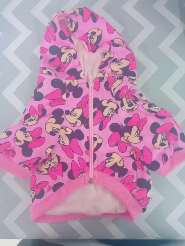 Buso Para Mascota Minnie Mouse Rosado Talla 3xl