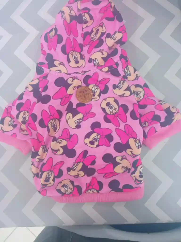 Buso Para Mascota Minnie Mouse Rosado Talla 3xl