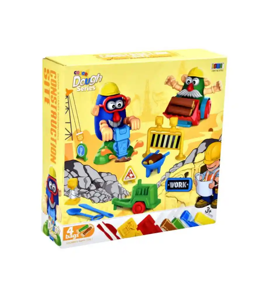 Kit De Plastilina De Construcción 37 Accesorios