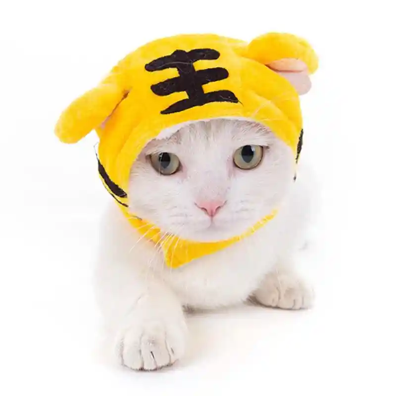 Gorro Halloween Tigre Para Mascota (s)