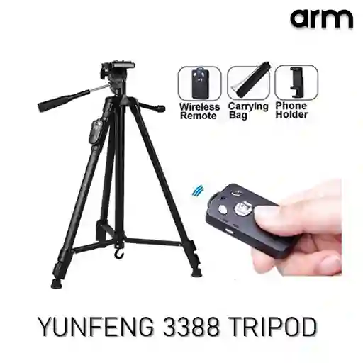 Tripode Para Celular Y Camara De 140cm Con Control Bluetooth
