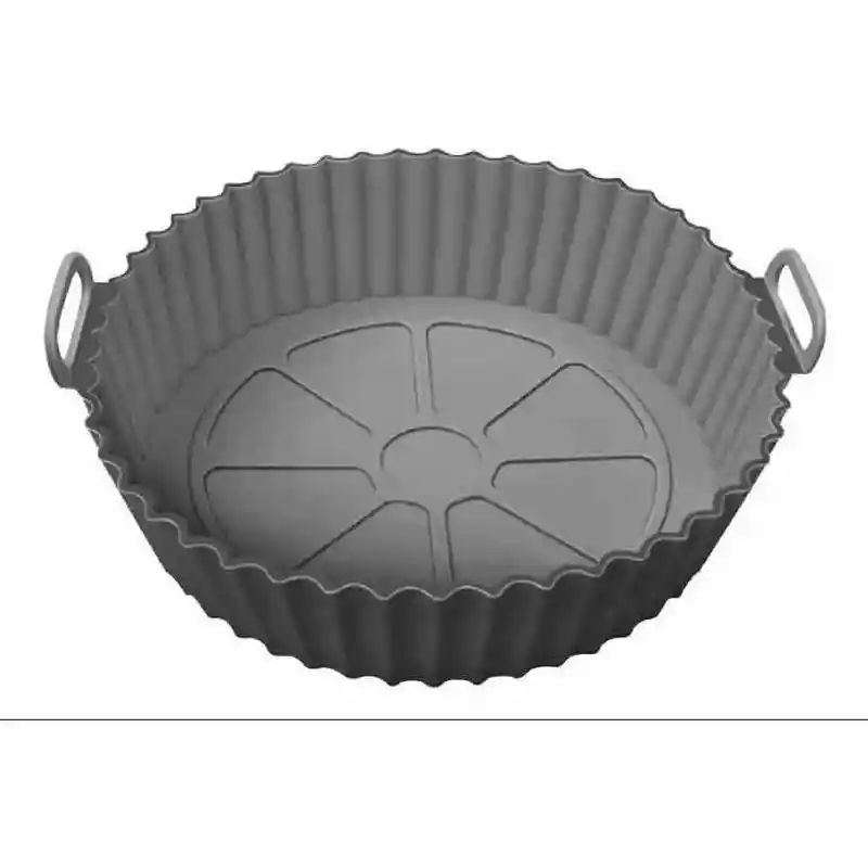 Molde En Silicona Para Airfryer Gris