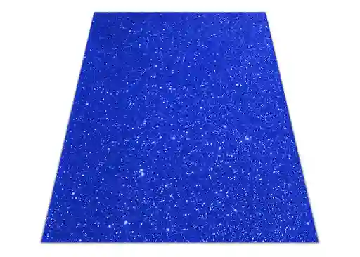 Foami Azul Rey Escarchado 1/2 Pliego