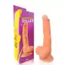 Dildo Realista Miller 21 Cm - Color Piel Con Ventosa