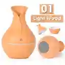 Humidificador Jarrón Led + Esencia Difusor De Aromas 7 Colores
