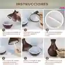 Humidificador Jarrón Led + Esencia Difusor De Aromas 7 Colores