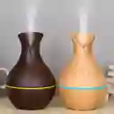 Humidificador Jarrón Led + Esencia Difusor De Aromas 7 Colores