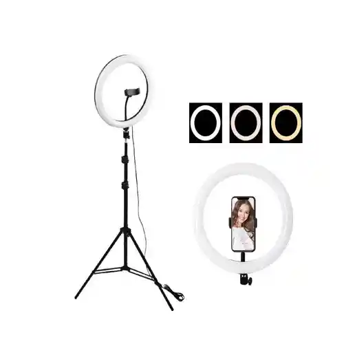 Aro De Luz De 26cm + Tripode